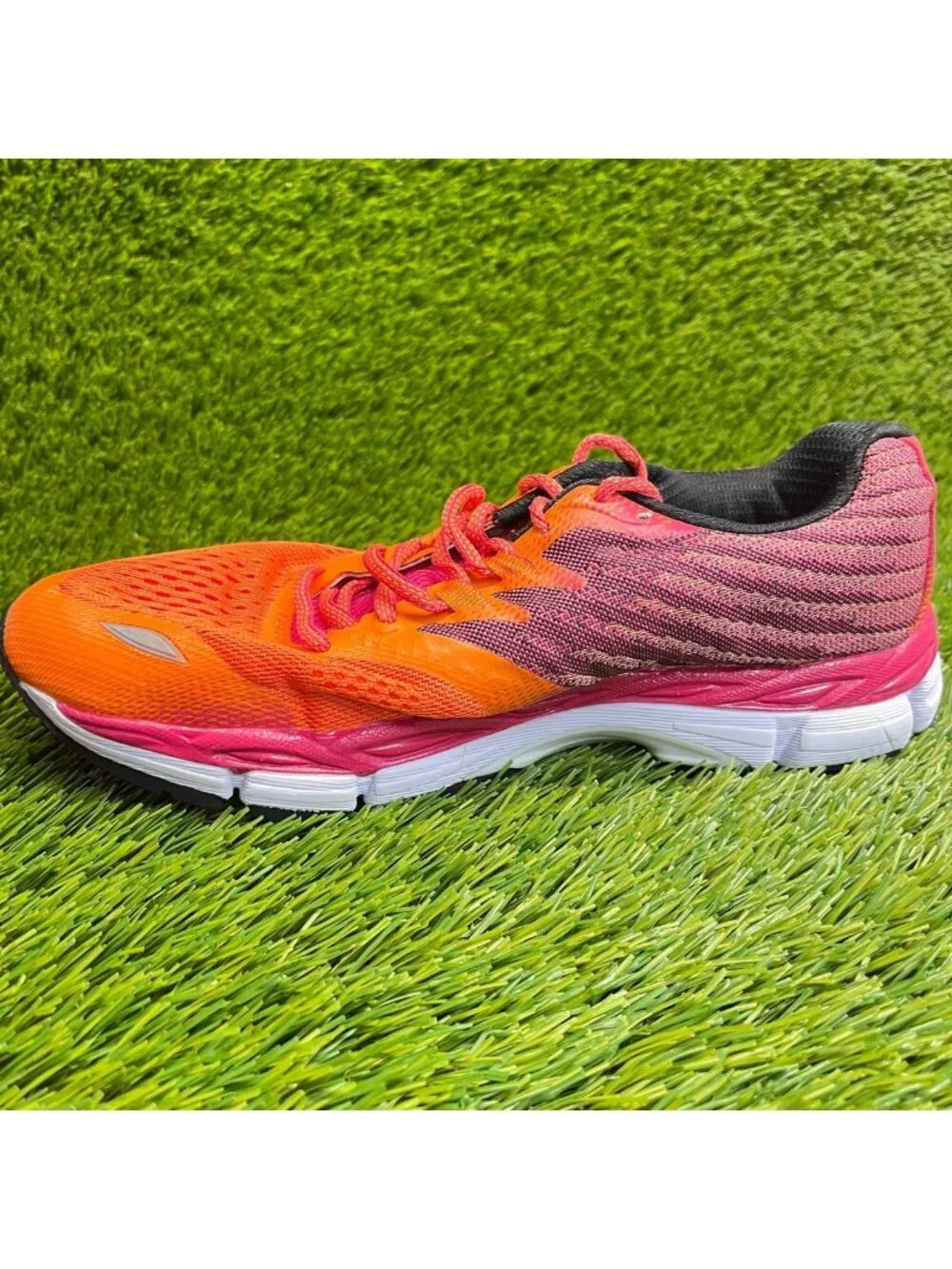 361 Degrees Nemesis Womens Size 8 Orange Pink Athletic Running Shoes Sneakers